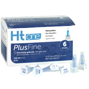 Htone PlusFine pennaalden 31G 0,25mm x 6mm